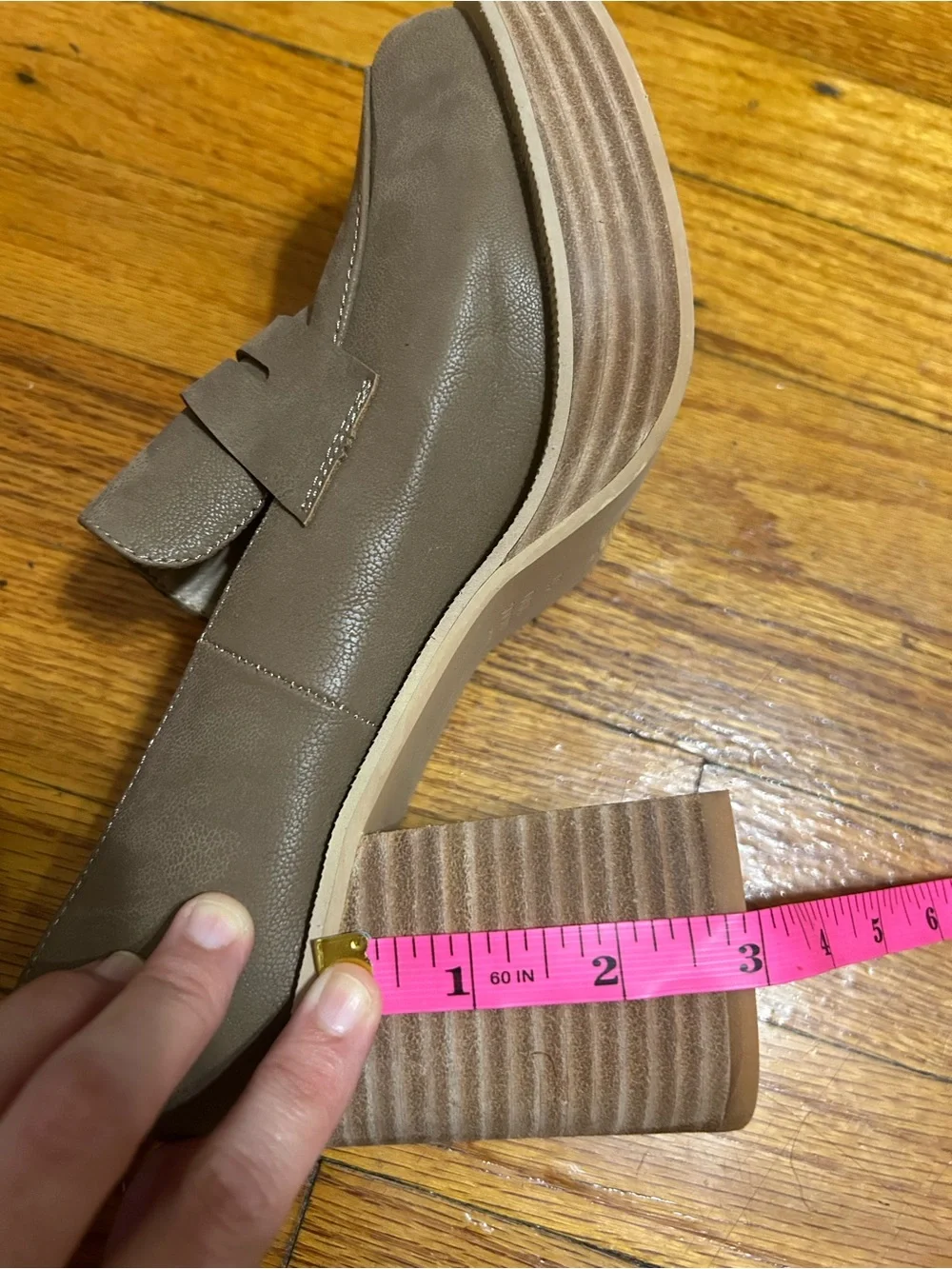 Oasis Society Hannah Platform Penny Loafer Womens 6.5